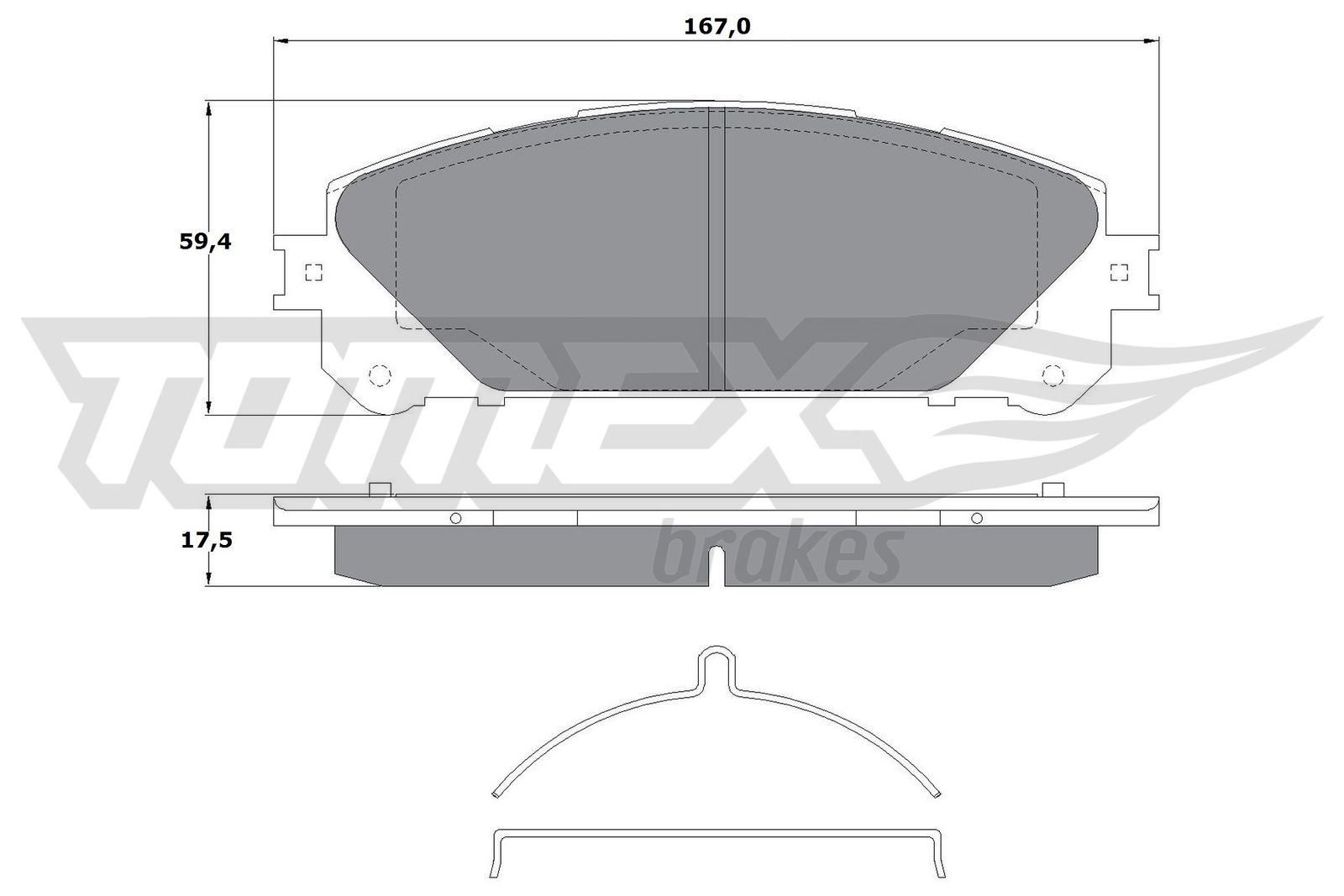 TOMEX Brakes TX 17-80 Sada...